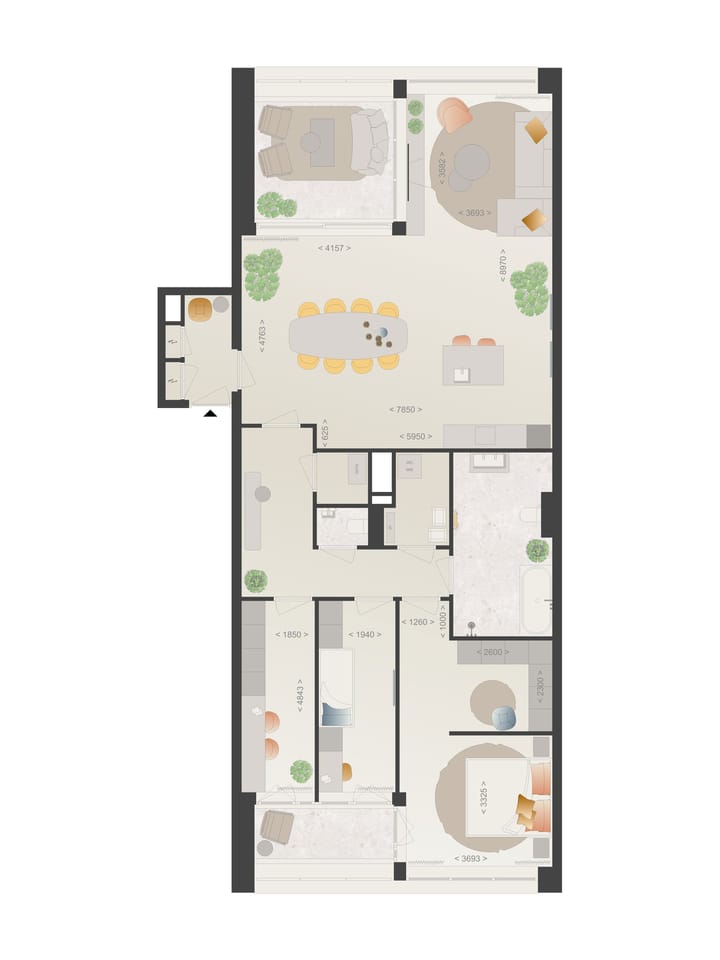 Foto 2 van Scarlet | 4-kamer appartement (Bouwnr. 640)