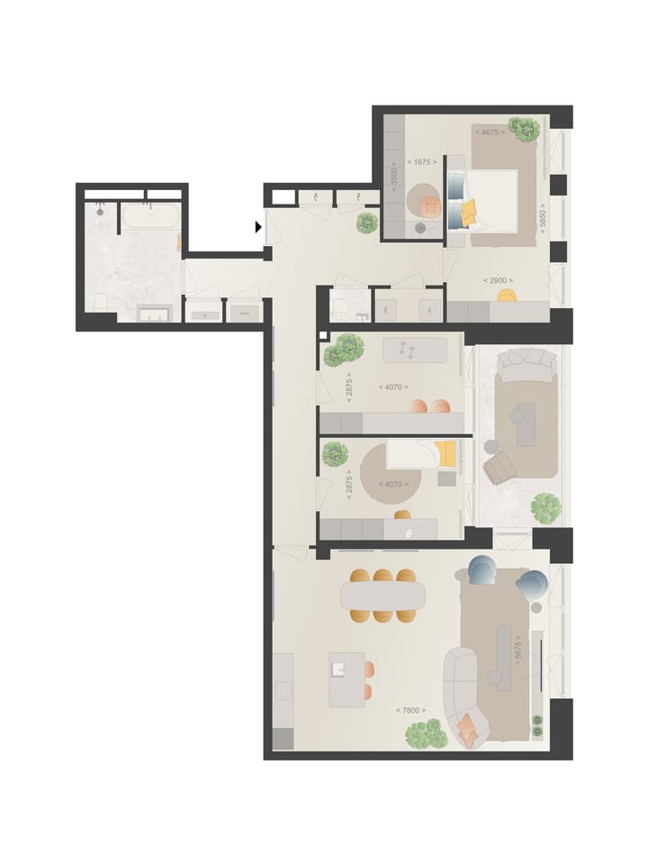 Foto 2 van Scarlet | 4-kamer appartement (Bouwnr. 684)