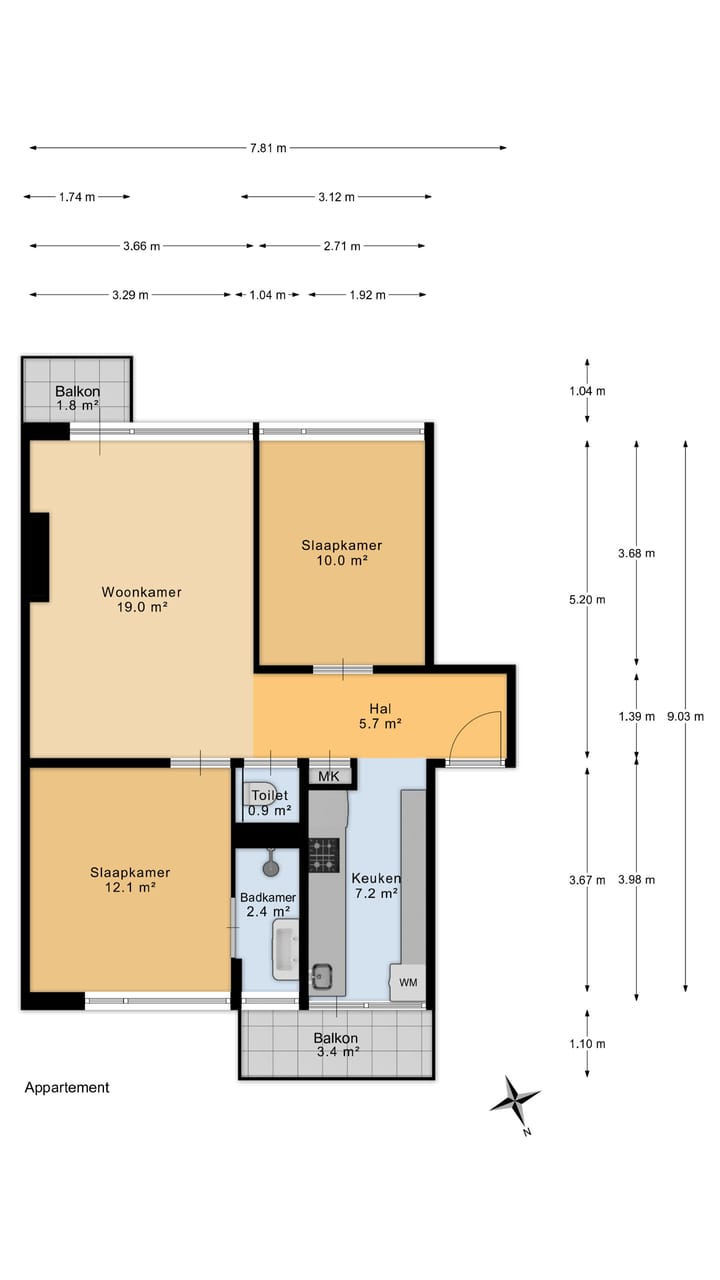 Appartement te koop: Einsteinlaan 215, Badhoevedorp