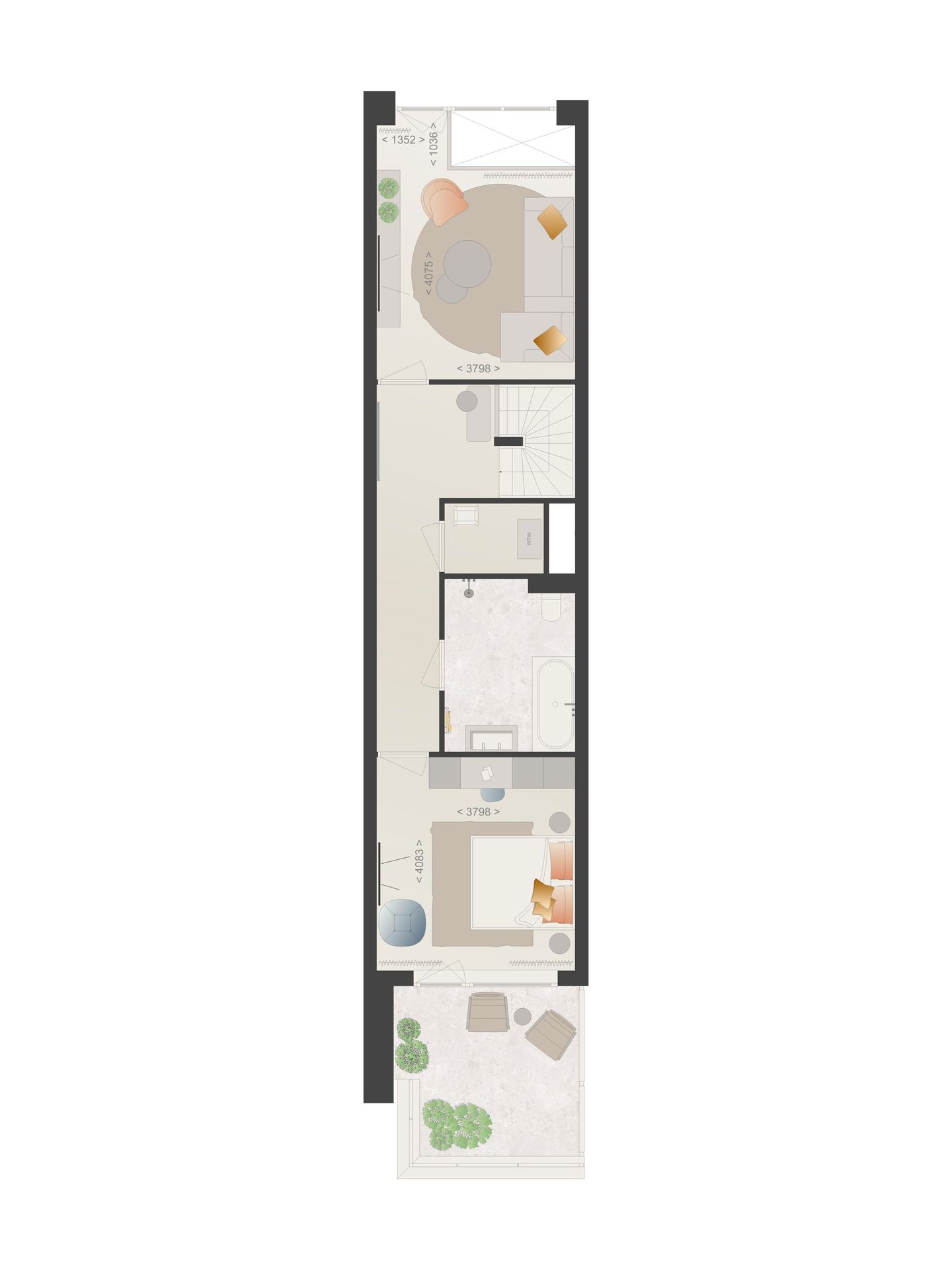 Photo 5 of Scarlet | 2-laags | 2-kamer appartement (Bouwnr. 627)