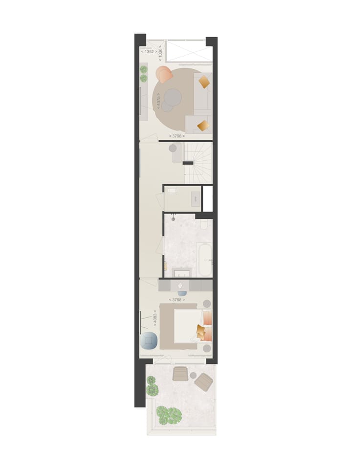 Foto 5 van Scarlet | 2-laags | 2-kamer appartement (Bouwnr. 627)