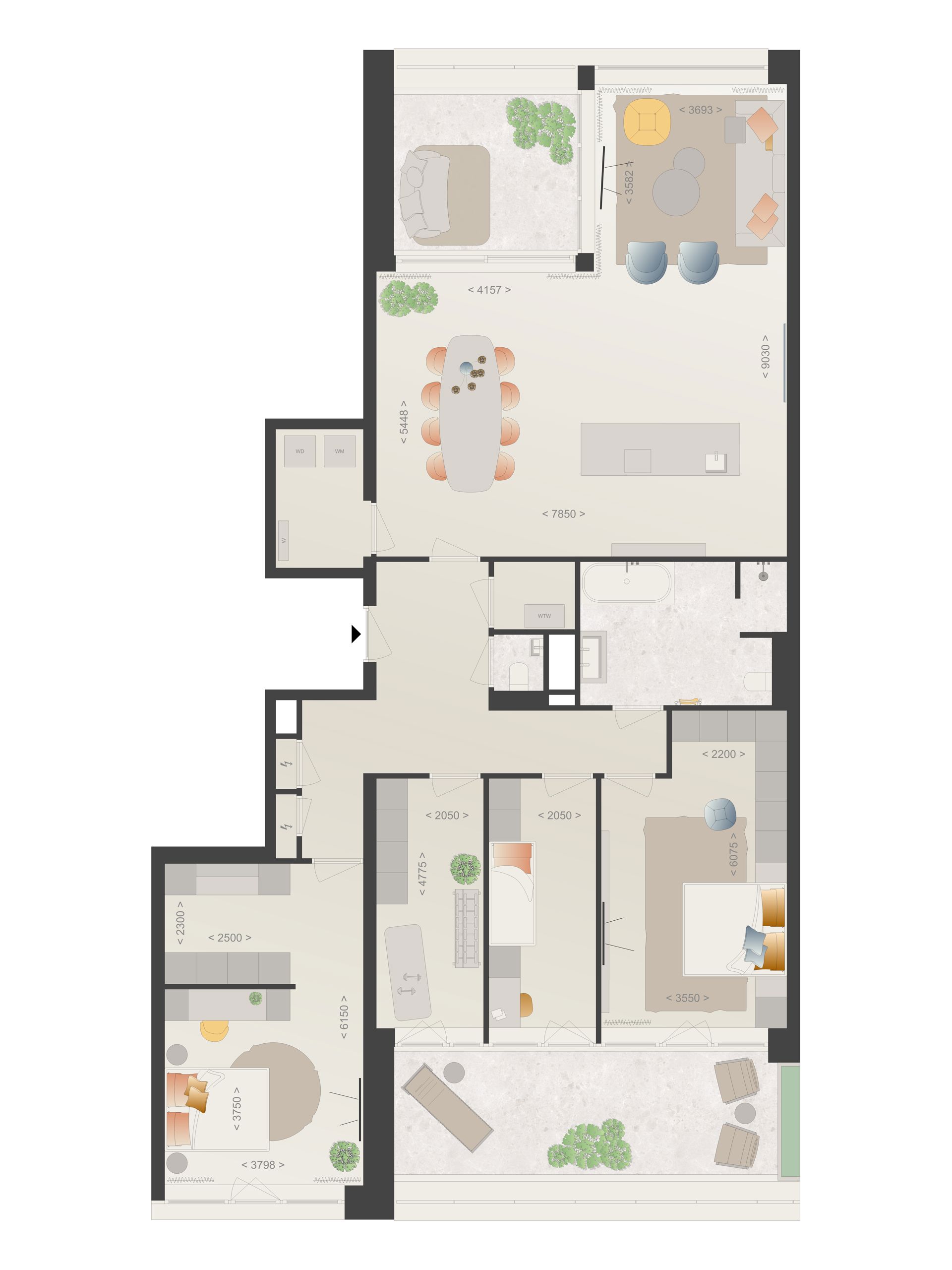 Foto 3 van Scarlet | 5-kamer appartement (Bouwnr. 667)