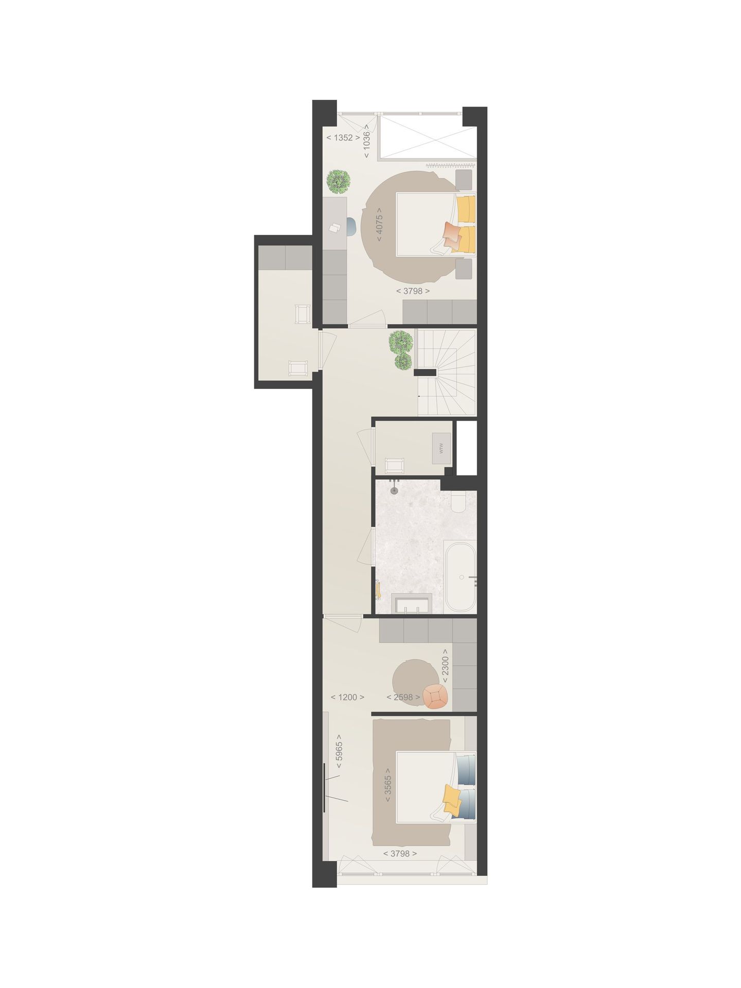 Foto 4 van Scarlet | 2-laags | 3-kamer appartement (Bouwnr. 631)