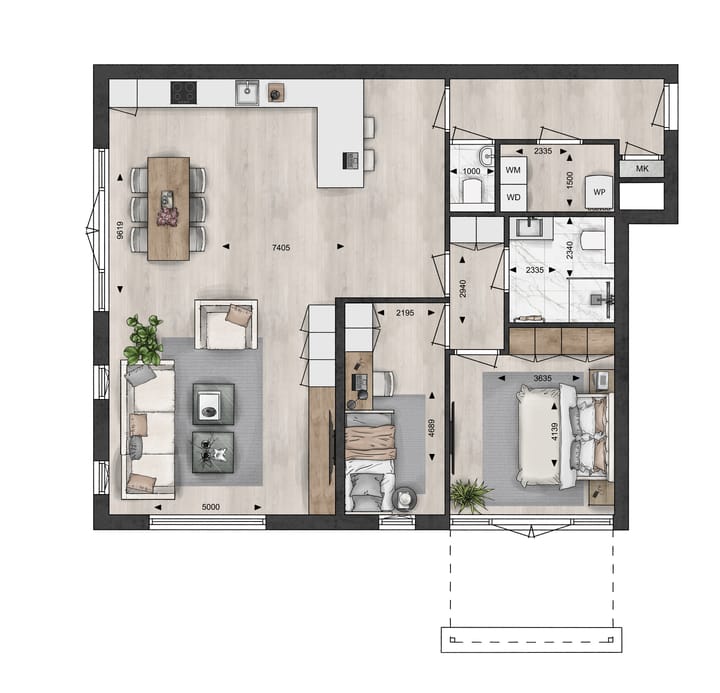 Foto 5 van Type A (Bouwnr. 1)