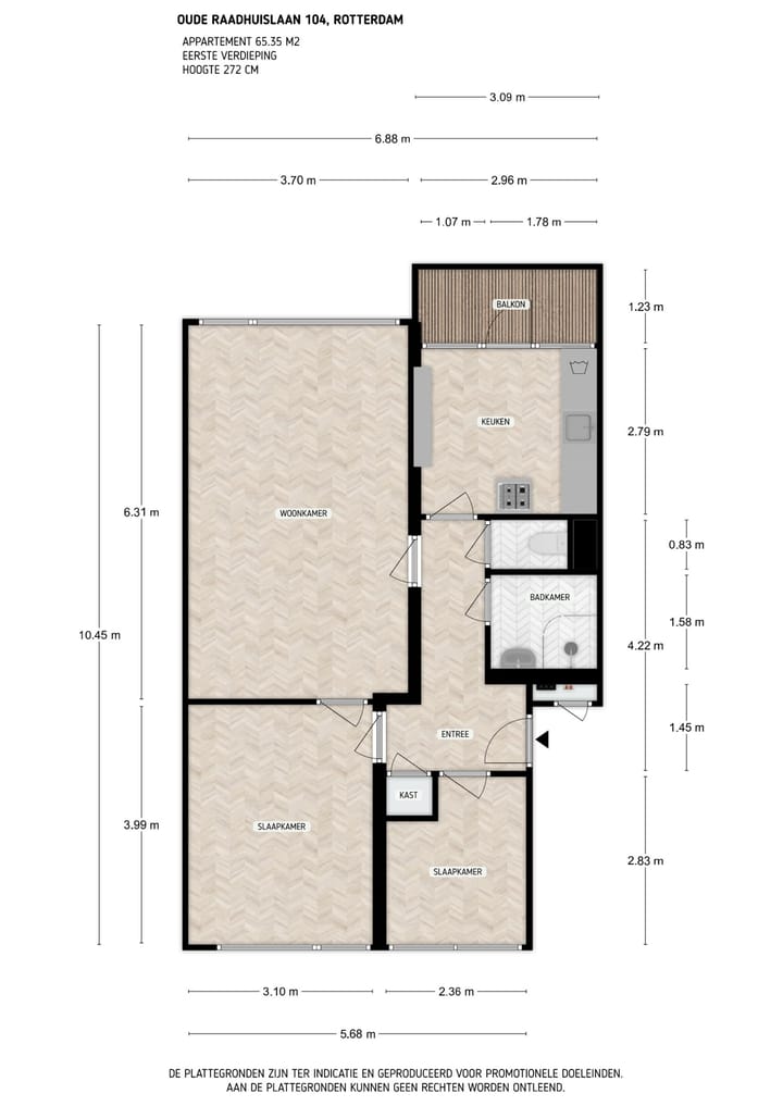 Appartement te koop: Oude Raadhuislaan 104, Rotterdam