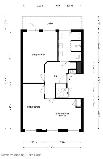 Foto 32 van Orteliusstraat 136-3