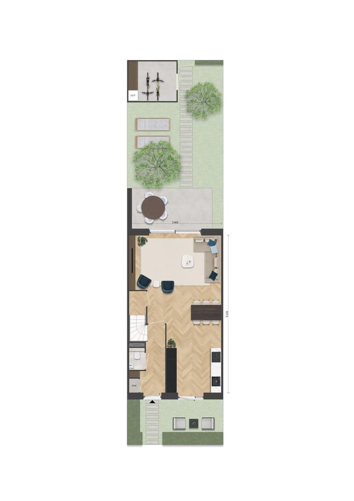 Foto 4 van Tussenwoning (Bouwnr. 43)