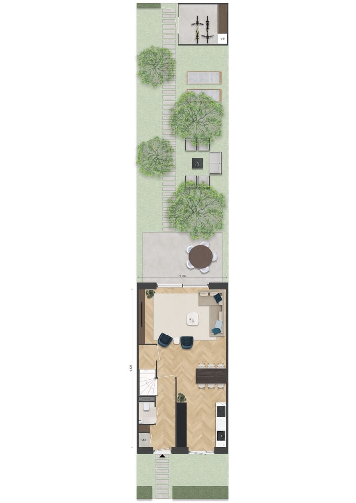 Foto 3 van Tussenwoning (Bouwnr. 37)