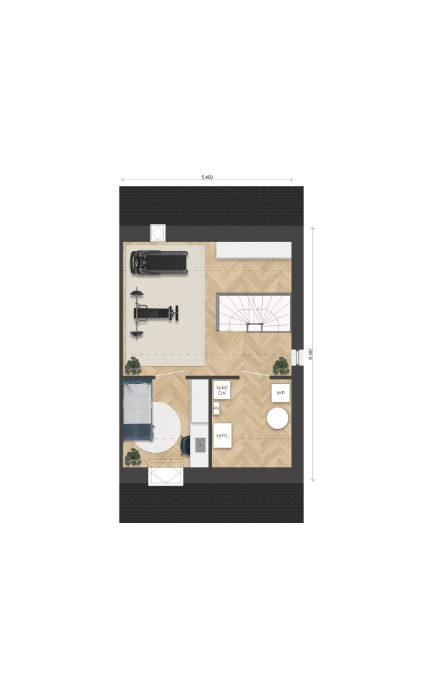 Foto 3 van Twee-onder-een-kapwoning (Bouwnr. 47)