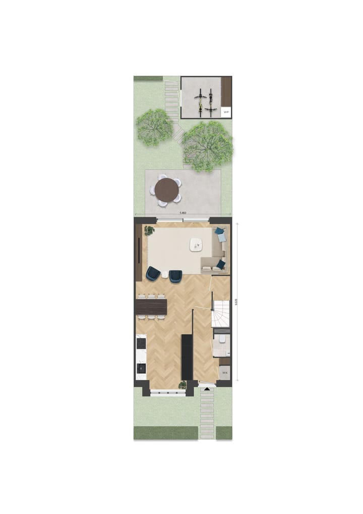 Foto 4 van Tussenwoning (Bouwnr. 54)