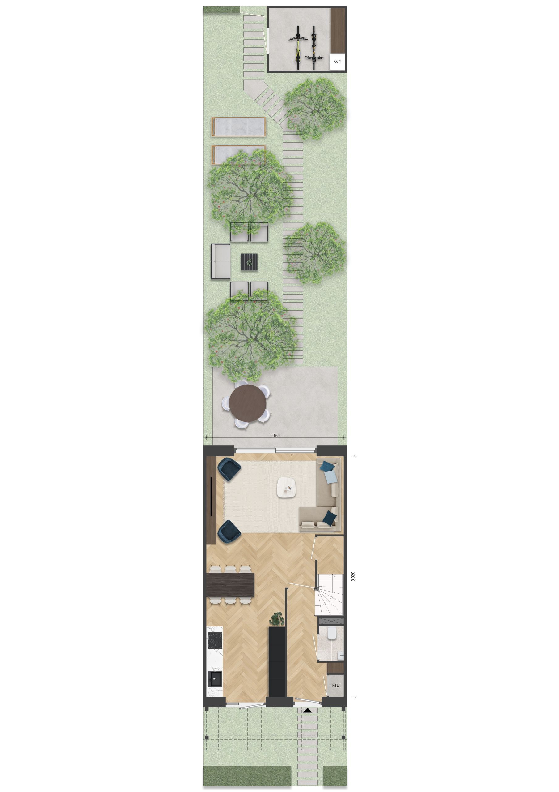 Foto 3 van Tussenwoning (Bouwnr. 36)