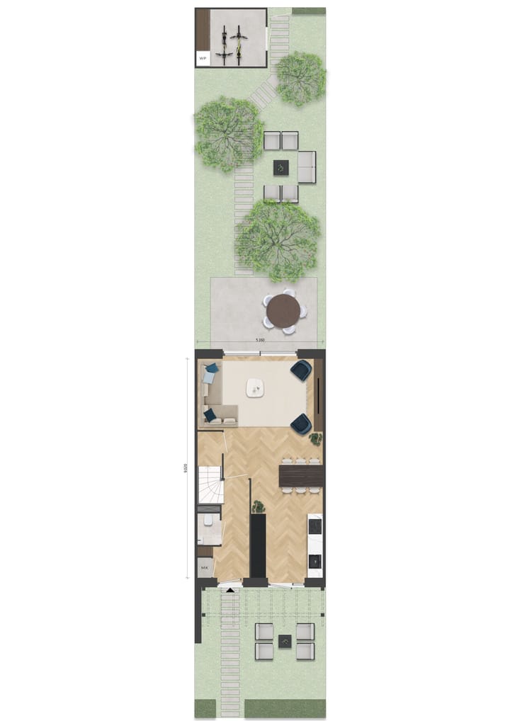 Foto 3 van Tussenwoning (Bouwnr. 62)