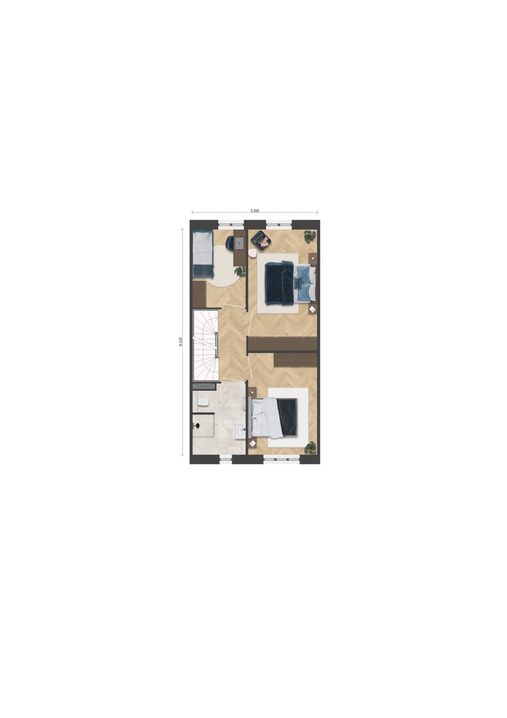 Foto 4 van Tussenwoning (Bouwnr. 37)