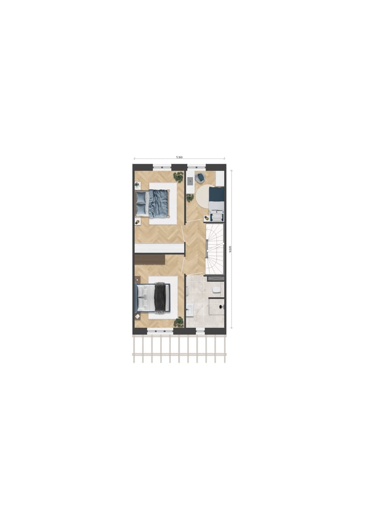 Foto 4 van Tussenwoning (Bouwnr. 34)