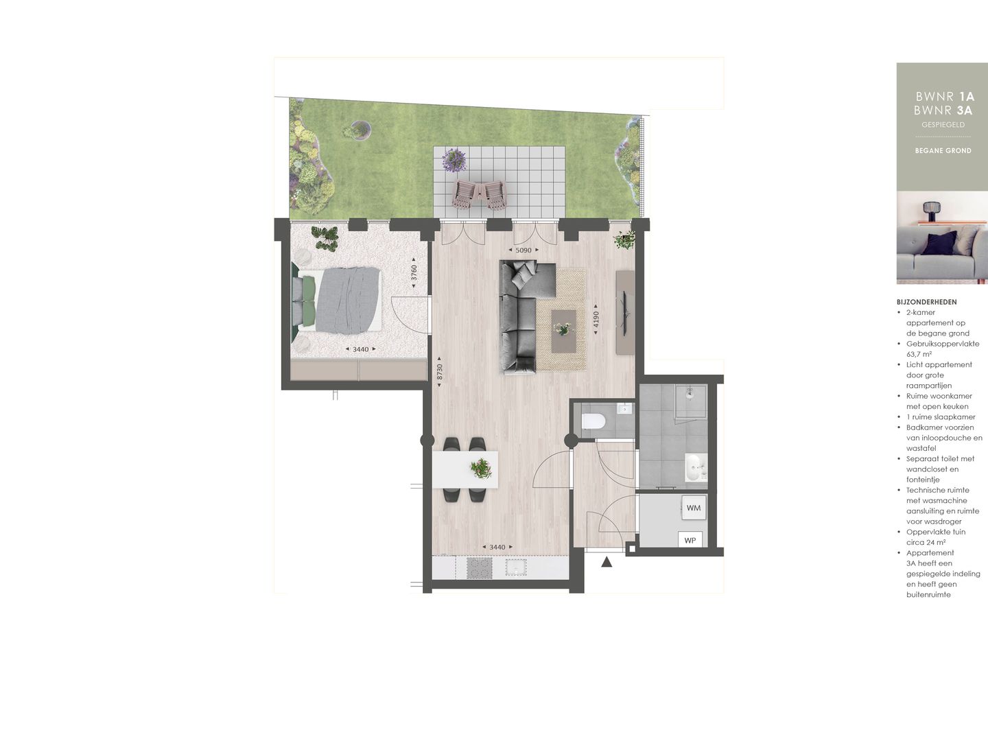Foto 4 van Appartement | Type A (Bouwnr. 3a)