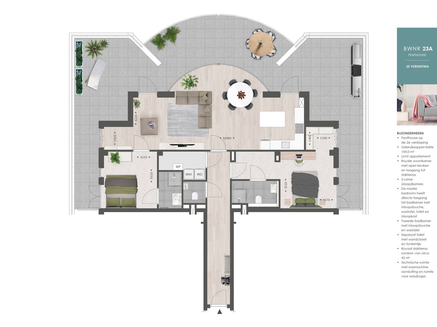 Foto 4 van Appartement | Type B (Bouwnr. 23a)