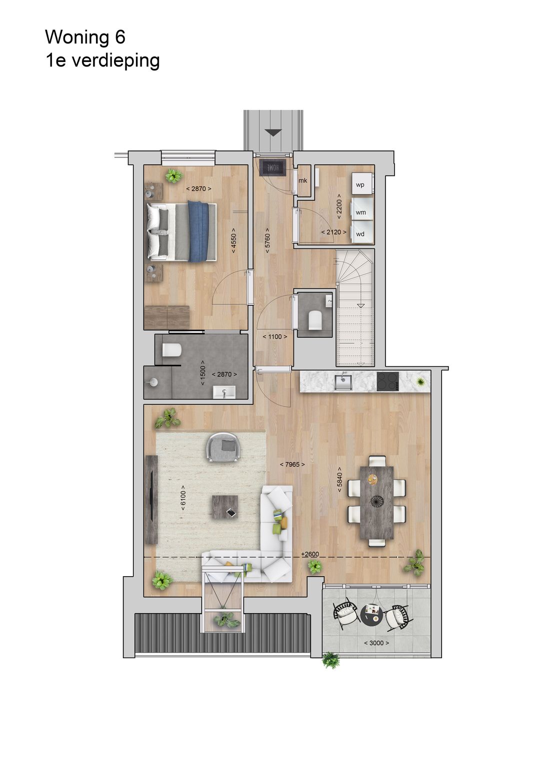 Foto 7 van Appartementen (Bouwnr. 6)
