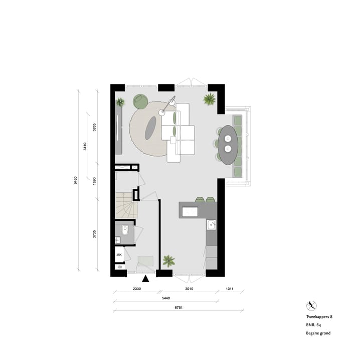 Foto 4 van Duo Domus type 8 (Bouwnr. 38)