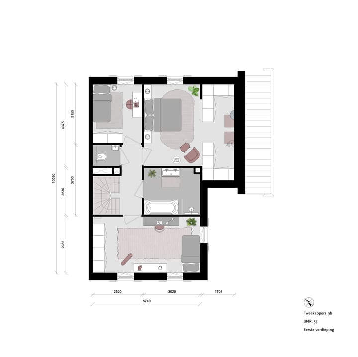 Foto 4 van Casa Familia type 6 (Bouwnr. 96)