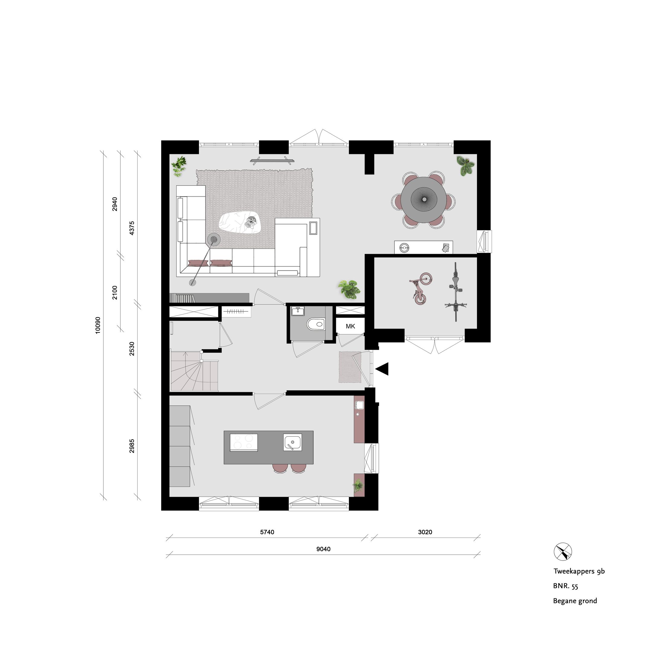 Foto 3 van Duo Domus type 9 (Bouwnr. 62)