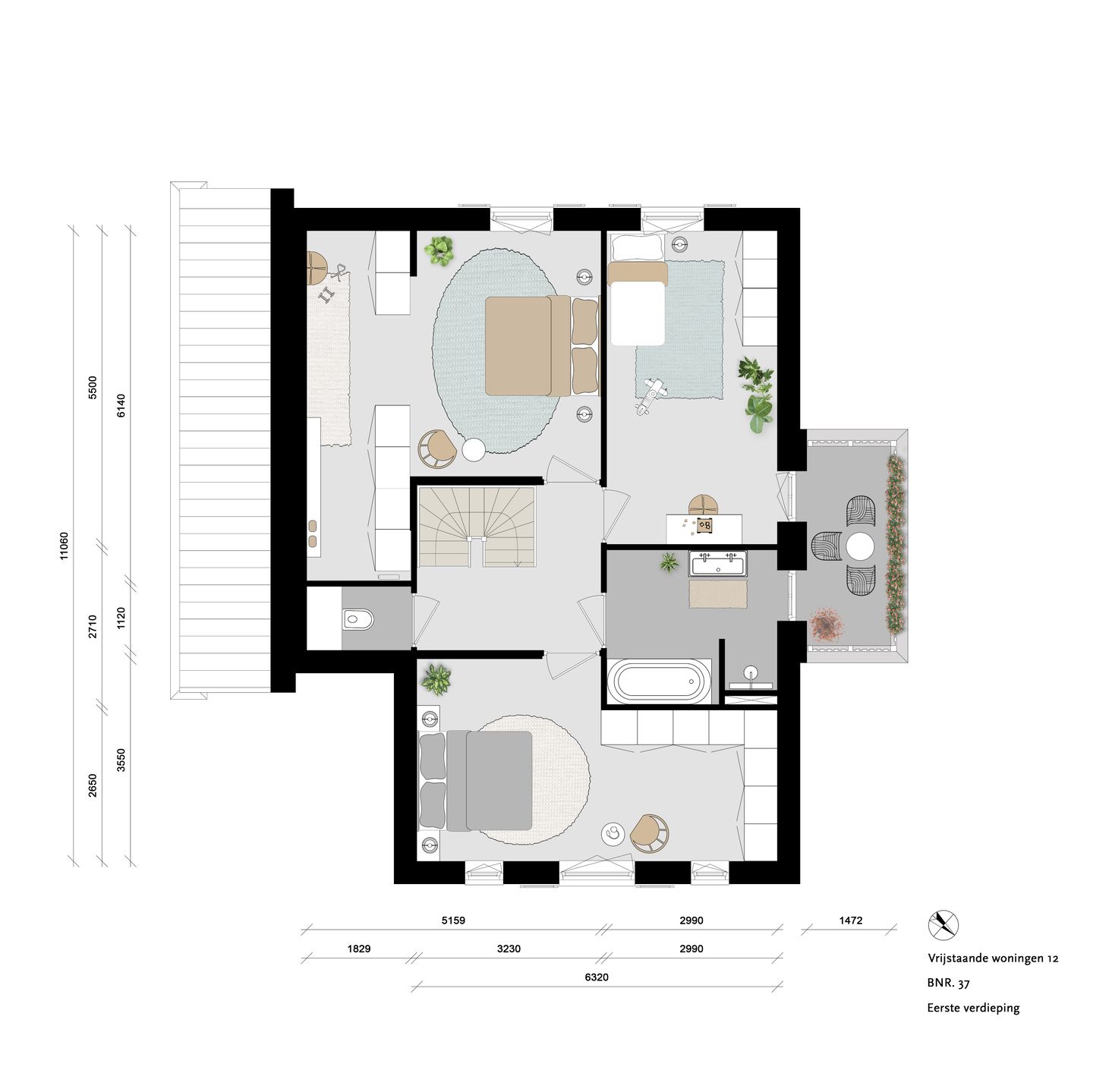 Foto 4 van Domus Maxima type 12 (Bouwnr. 2)