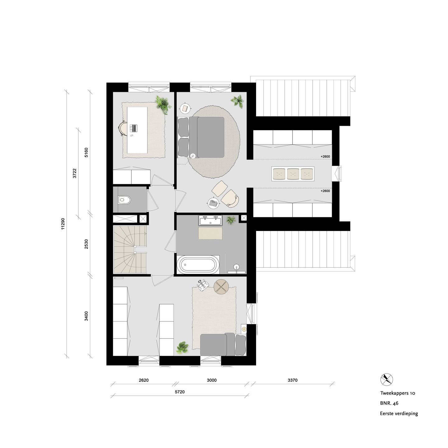 Foto 4 van Duo Domus type 10 (Bouwnr. 59)