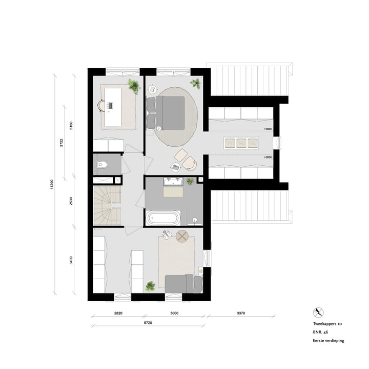 Foto 4 van Duo Domus type 10 (Bouwnr. 59)