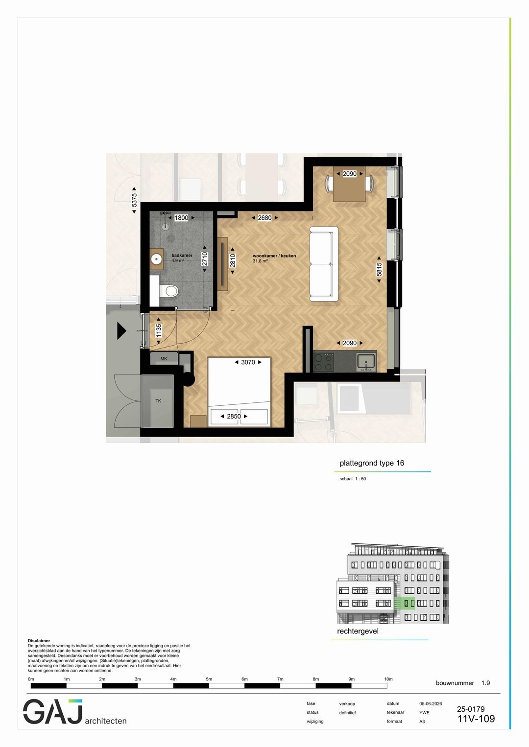 Photo 1 of Studio (Bouwnr. 15)