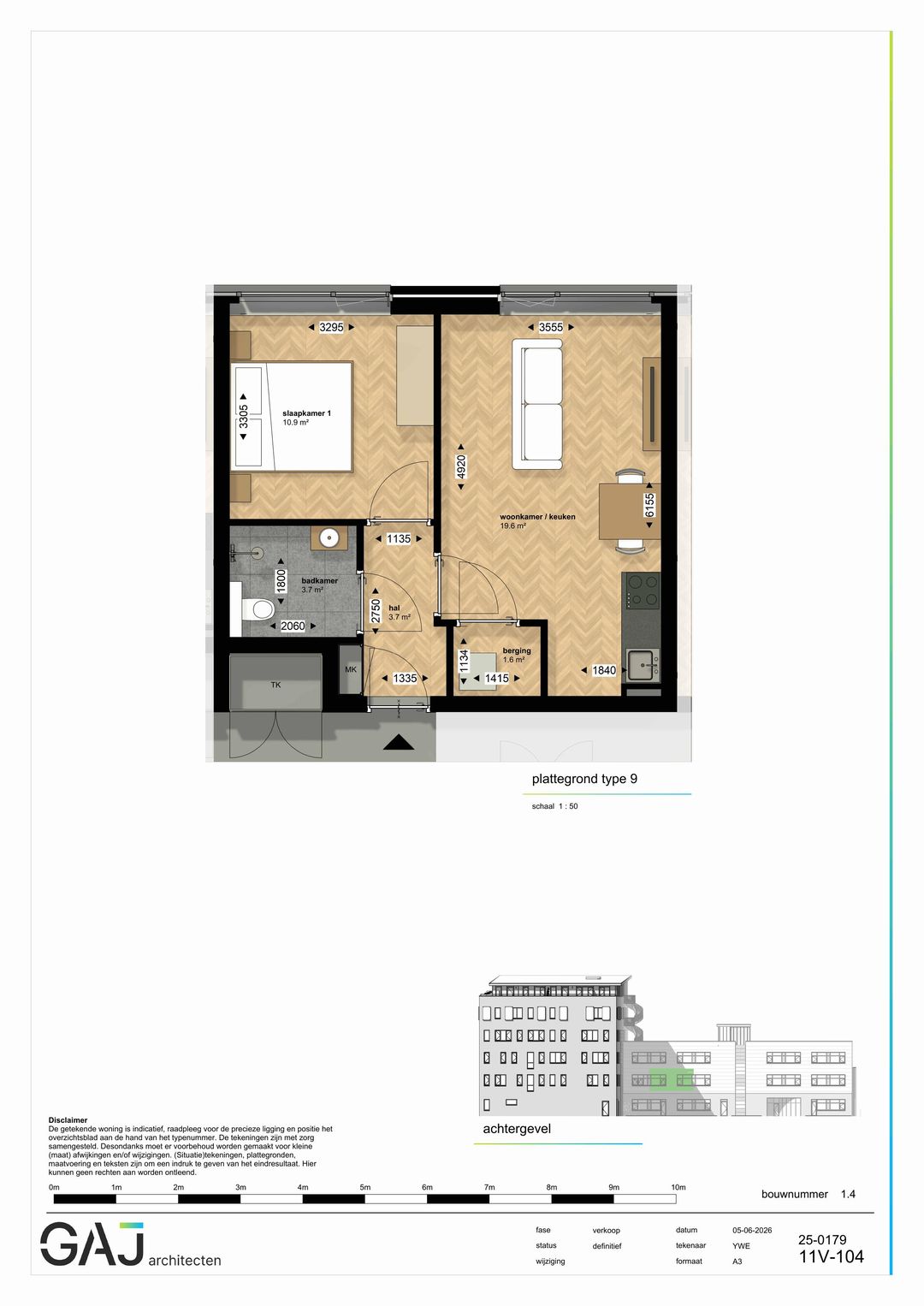 Photo 1 of Twee kamer appartement (Bouwnr. 20)