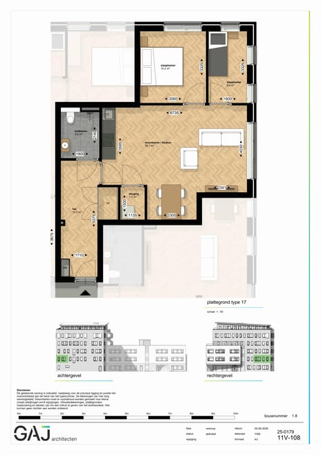 Drie kamer appartement thumbnail