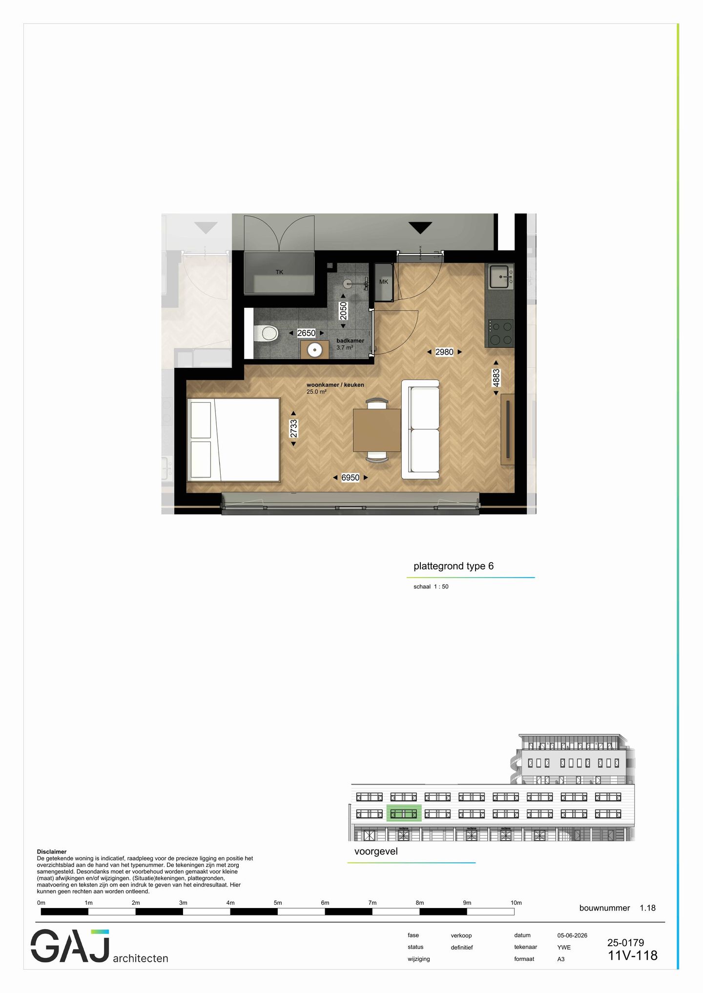 Foto 1 van Studio (Bouwnr. 6)