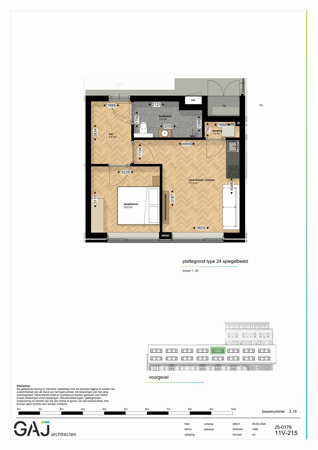 Photo 1 of Twee kamer appartement (Bouwnr. 28)