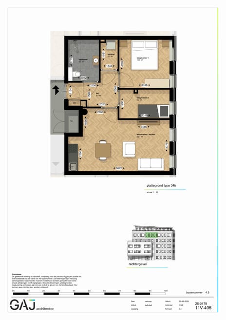 Drie kamer appartement thumbnail