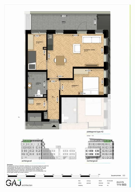 Drie kamer appartement thumbnail