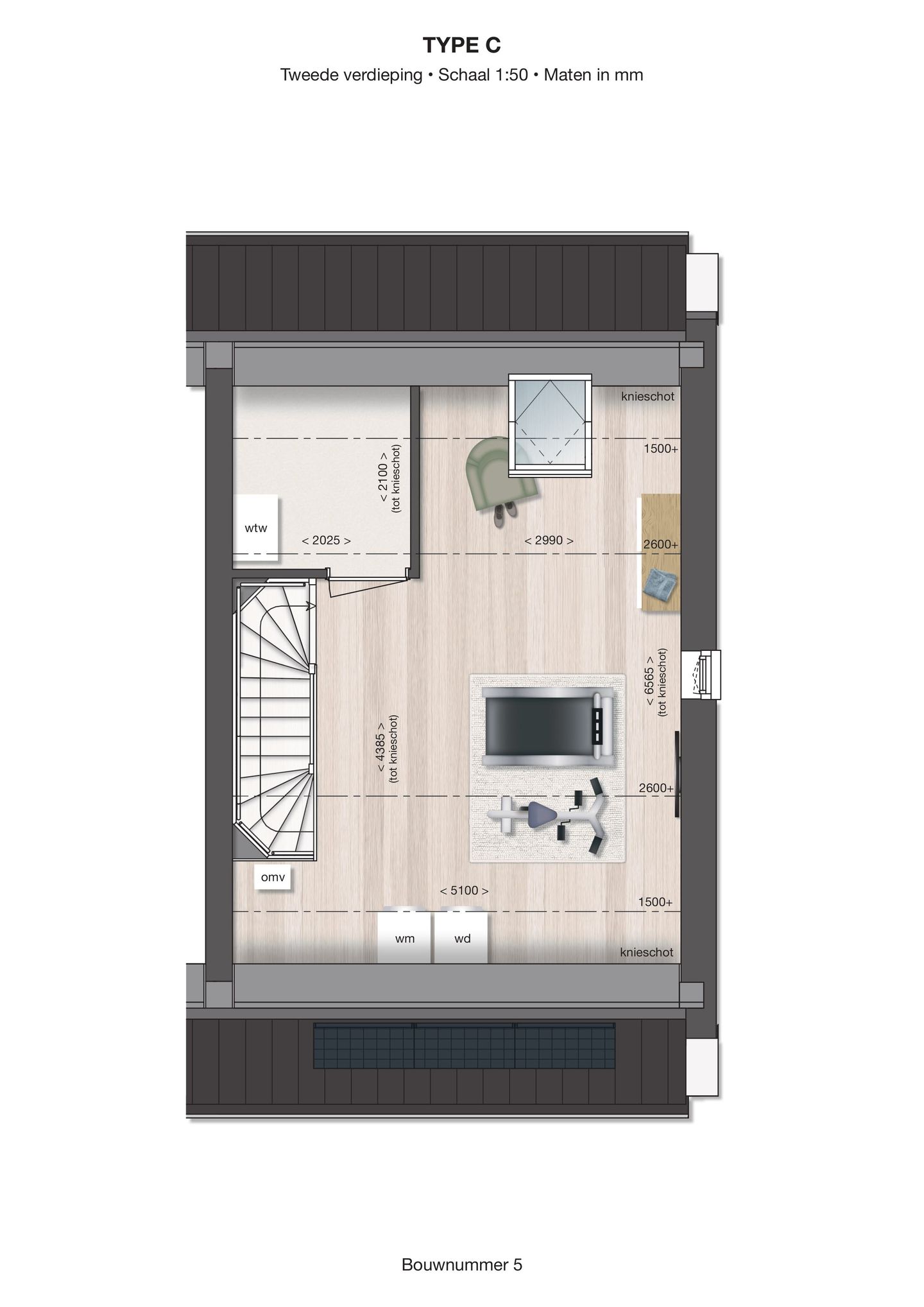 Foto 4 van Hoekwoning (Bouwnr. 5)