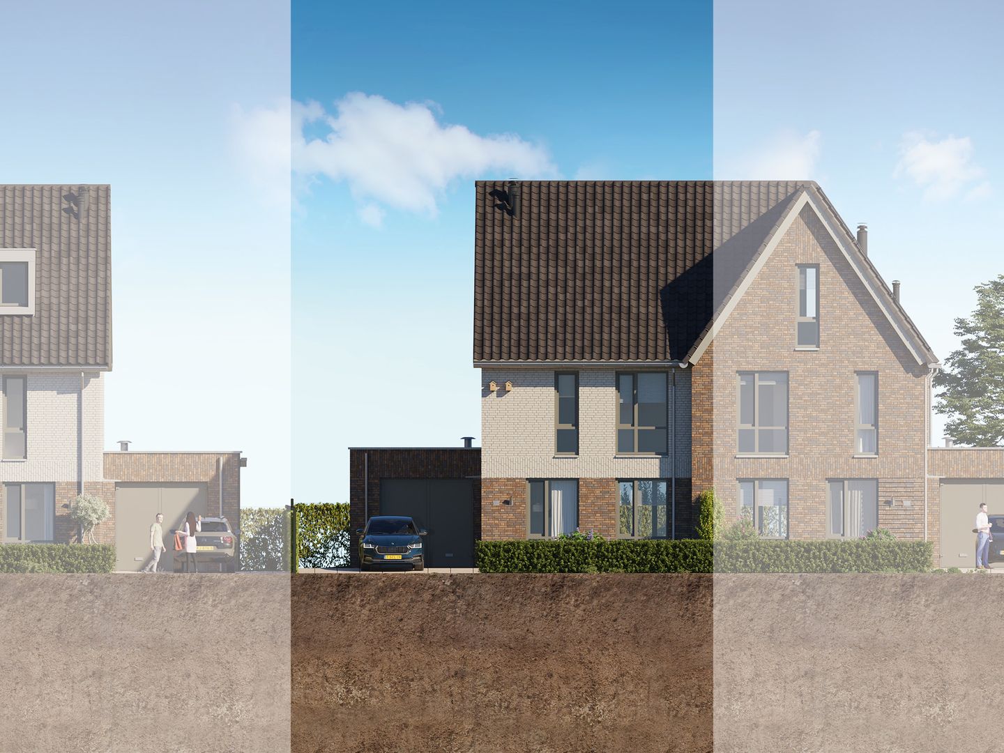 Photo 1 of 2 onder 1 kapwoning (Bouwnr. #029)