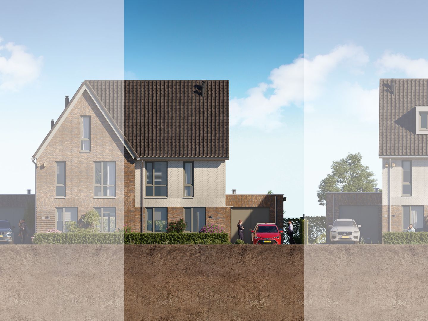 Foto 1 van 2 onder 1 kapwoning (Bouwnr. #026)