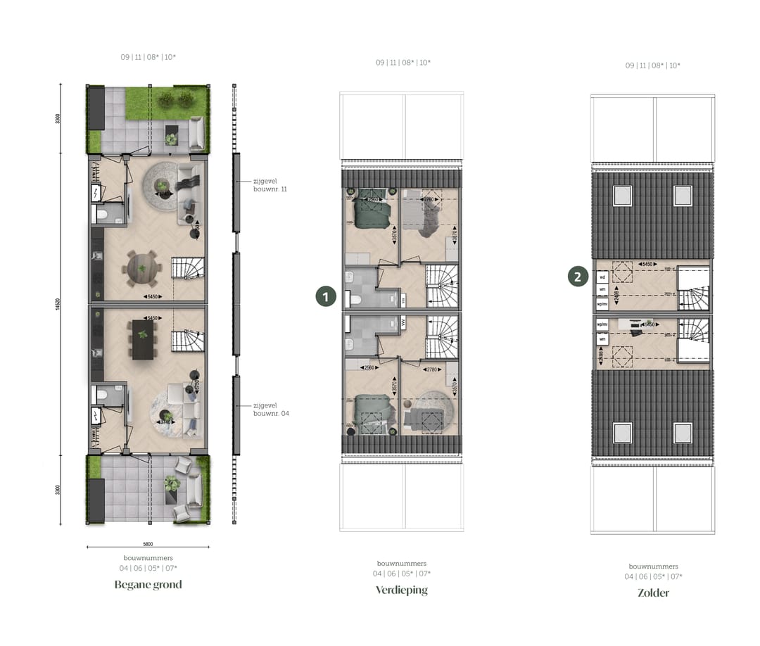 Photo 2 of Rug-aan-rug woningen (Bouwnr. 4)