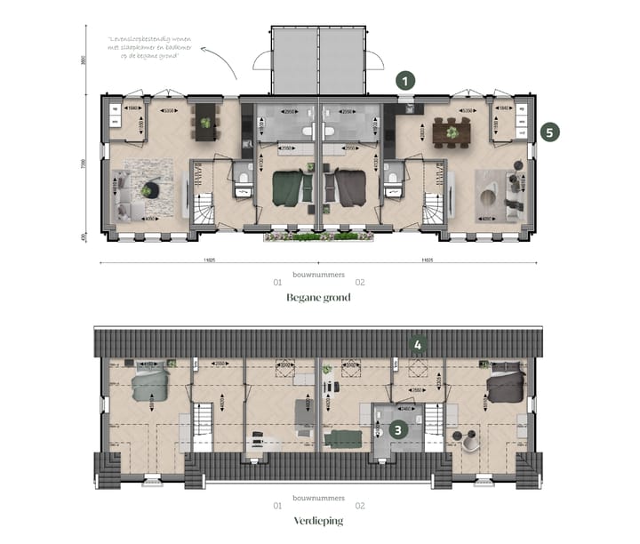 Foto 4 van Levensloopbestendige woningen (Bouwnr. 2)