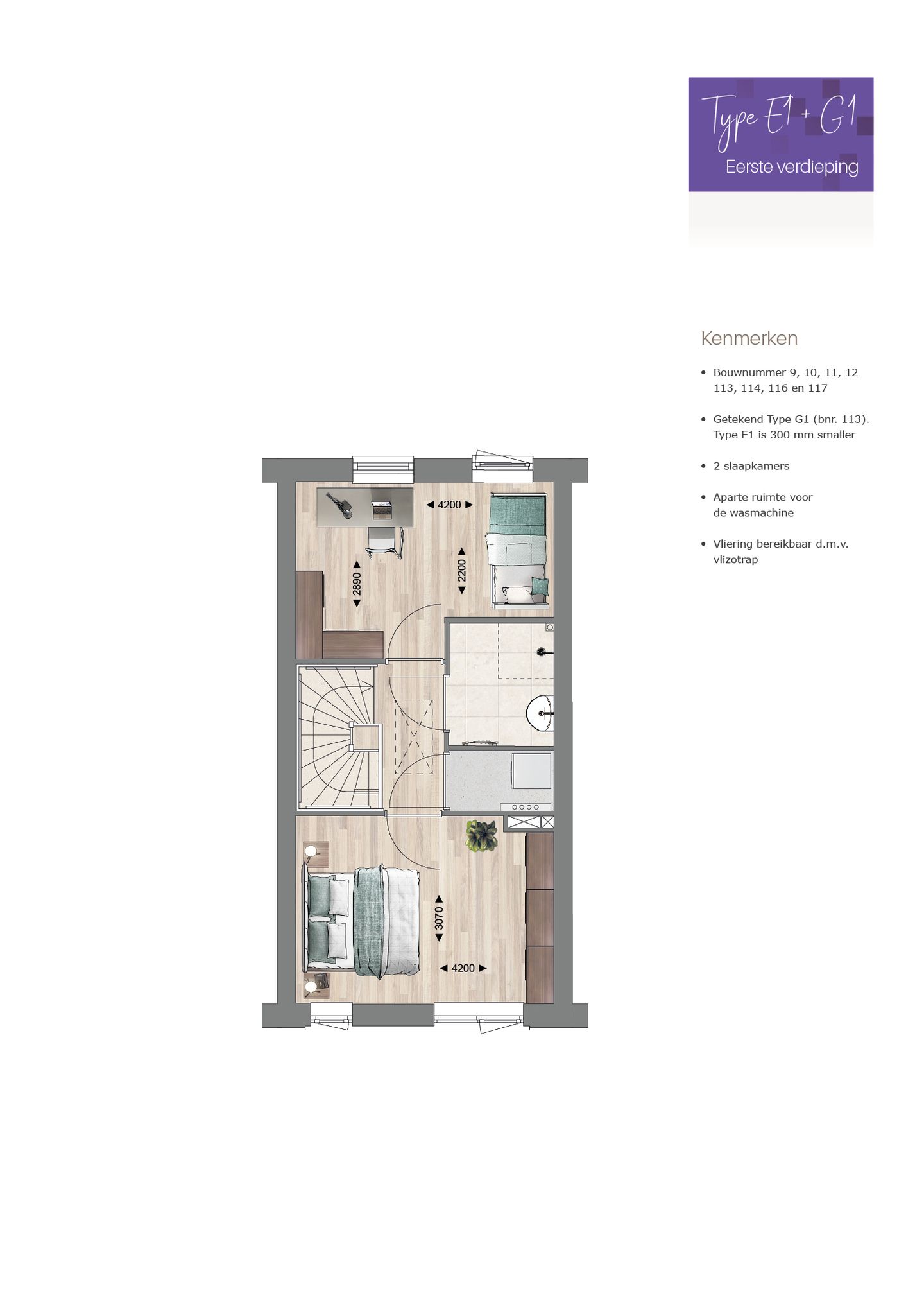Foto 5 van Rijwoningen (Bouwnr. 113)