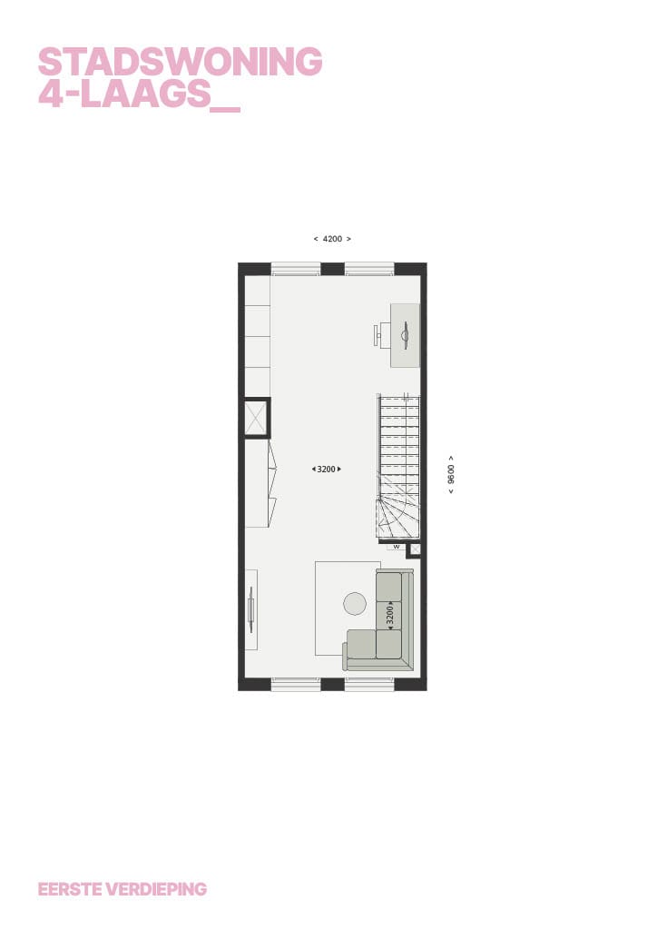Foto 10 van Stadswoningen (Bouwnr. 7)