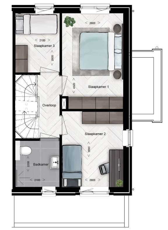 Foto 3 van Heiveldhoef - Type A3 (Bouwnr. 12)