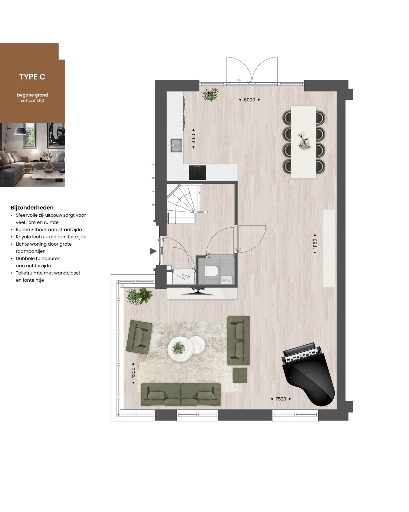 Foto 15 van Tweekapper | Type C (Bouwnr. 6)