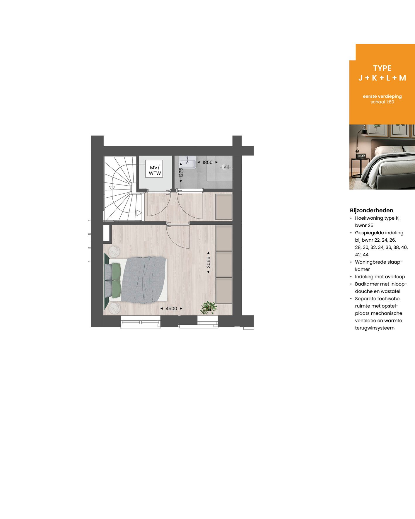 Foto 5 van Tussenwoning I Type M (Bouwnr. 022)