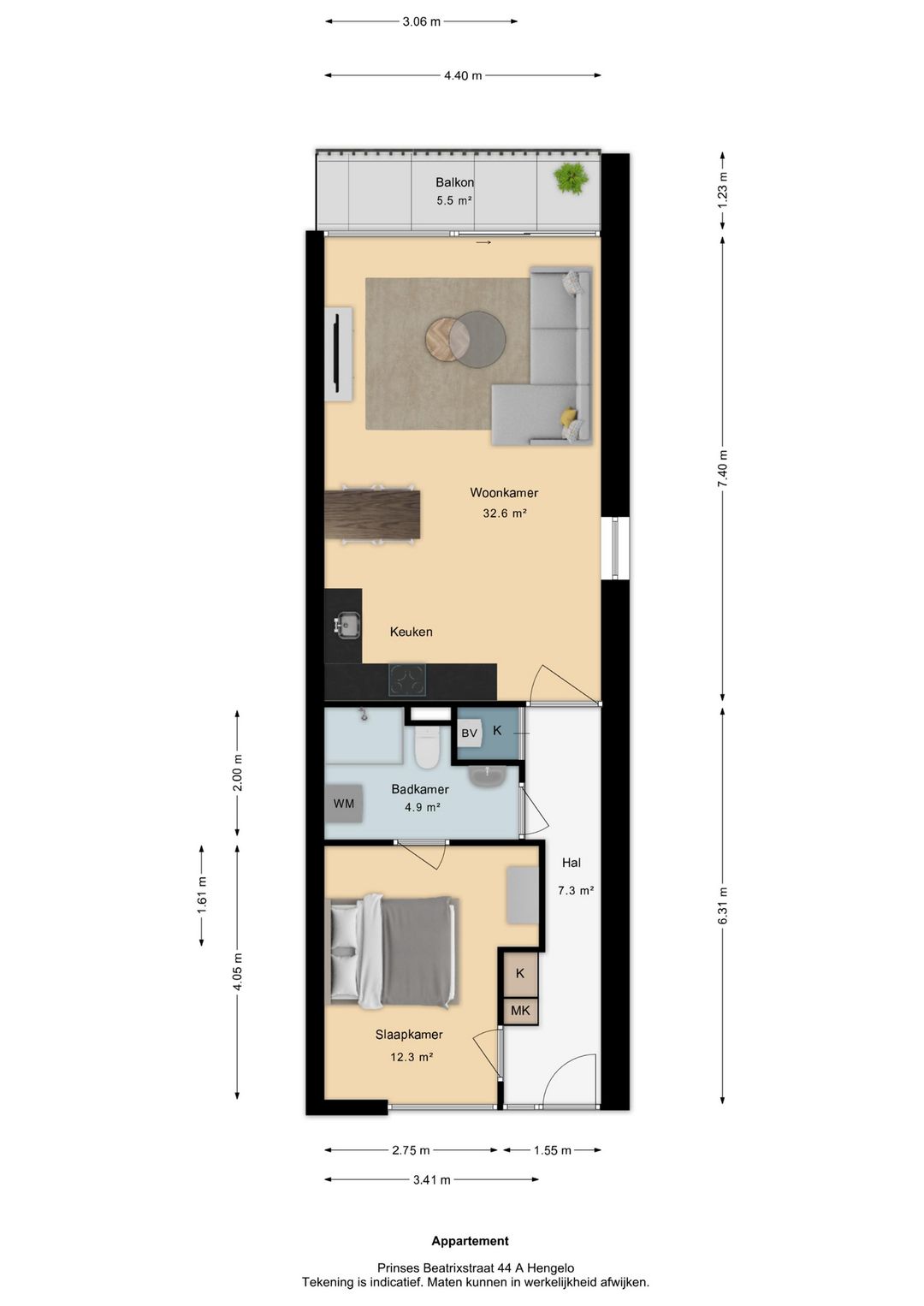 Foto 32 van Prinses Beatrixstraat 44-A
