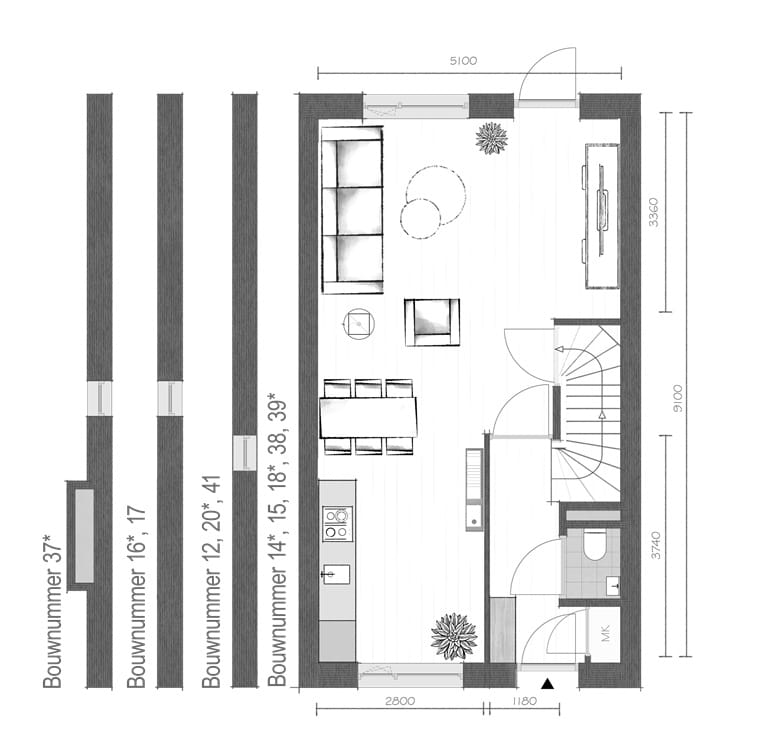 Foto 6 van De doorstromers (type B) (Bouwnr. 16)
