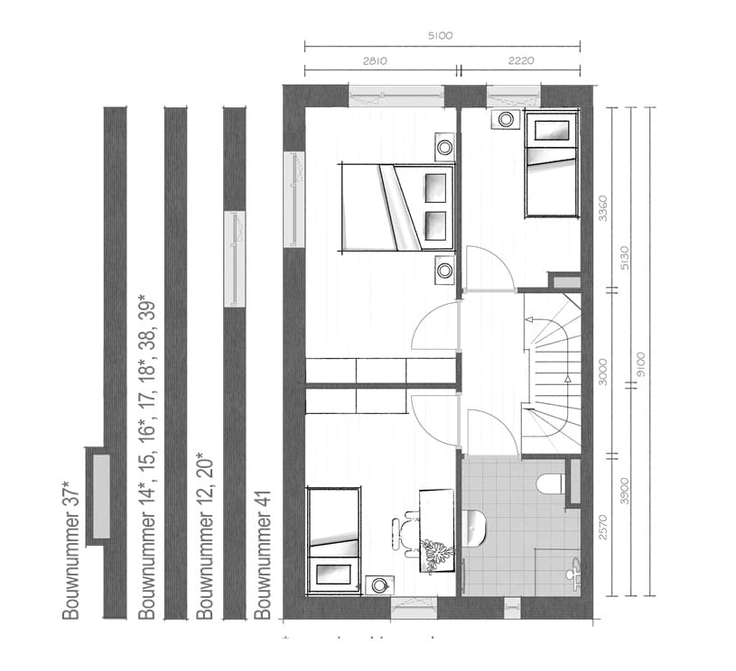 Foto 7 van De doorstromers (type B) (Bouwnr. 37)