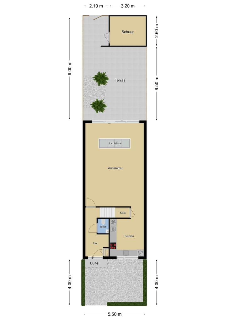 Tussenwoning te koop: Kerklaan 75, Heteren
