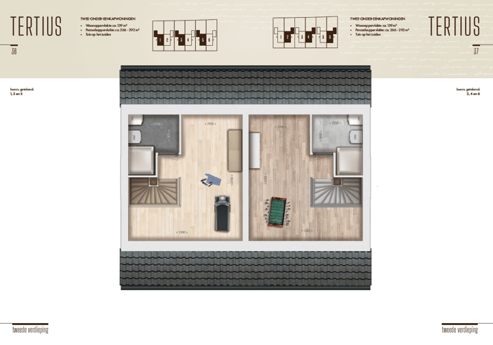 Foto 5 van Twee-onder-een-kapwoningen (Bouwnr. 2)