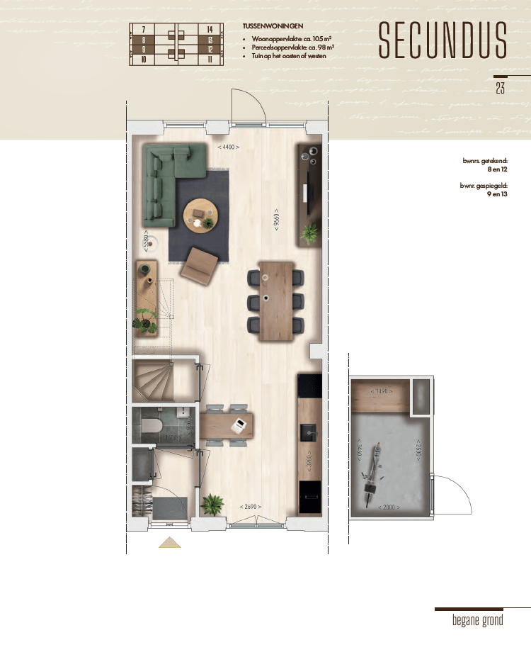 Foto 3 van Tussenwoningen (Bouwnr. 9)
